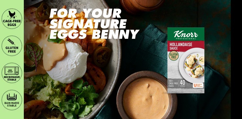KNORR Hollandaise Sauce Gluten Free 1L