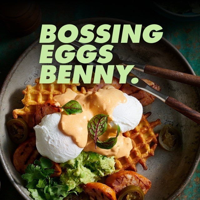 Bossing eggs Benny