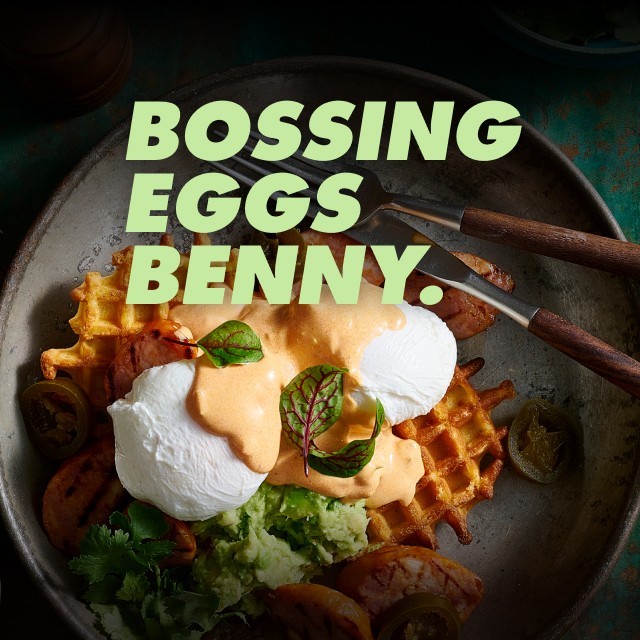 Bossing eggs Benny