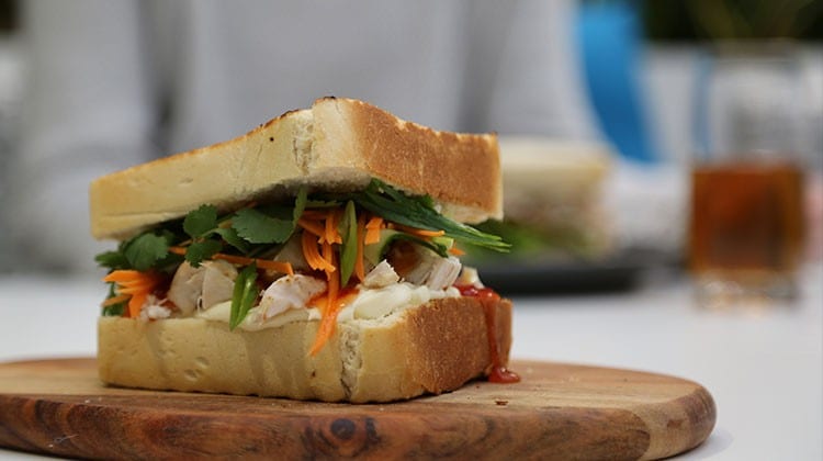 Asian styled sandwich Asian styled sandwich