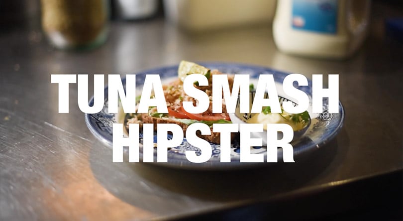 Tuna smash hipster