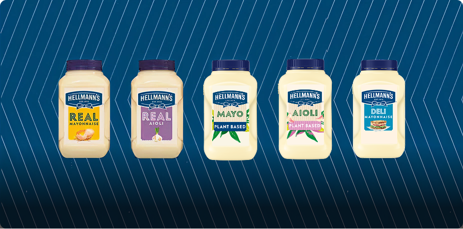 A Hellmann's mayonnaise for every diner need