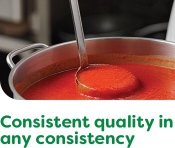 Consistent quality in any consistency Consistent quality in any consistency