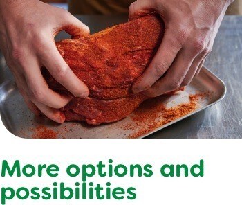 More options and possibilities More options and possibilities